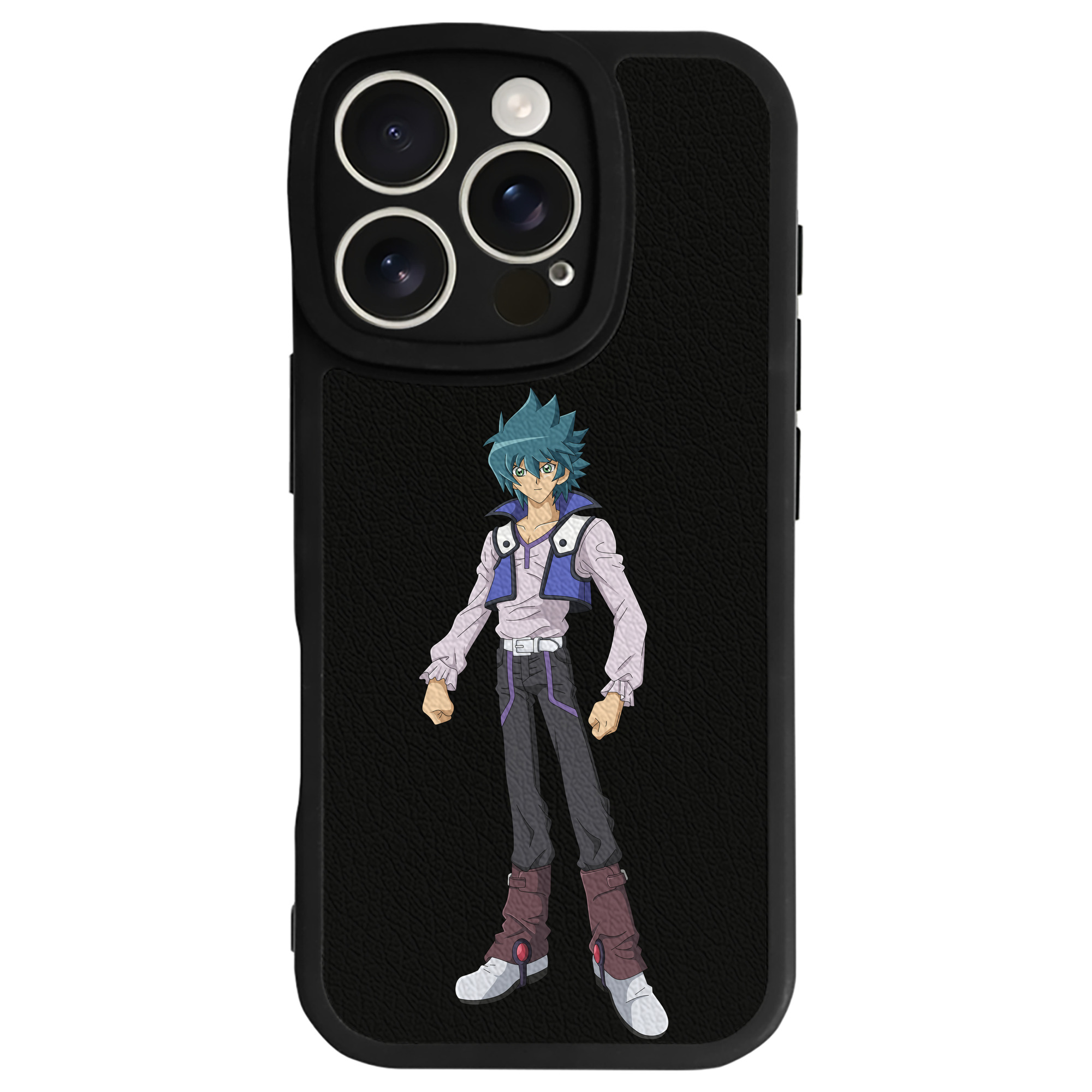 （画像用） 遊☆戯☆王 Yu-Gi-Oh! 【iPhone 16シリーズ対応】シリコンスマホケース（レザー調） 材質：シリコン